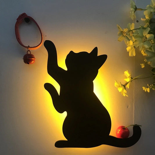 LED Animal Smart Sound Sensor Control Wall Lamp