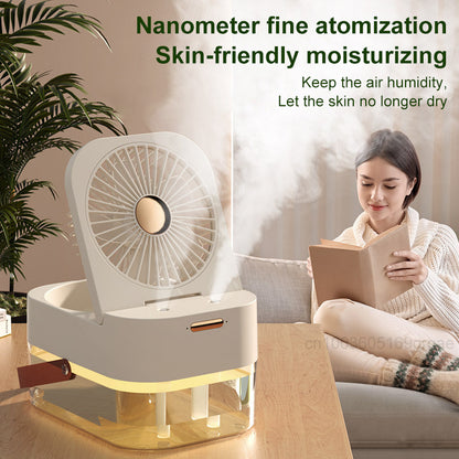 Portable Fan Air Cooler Humidifier