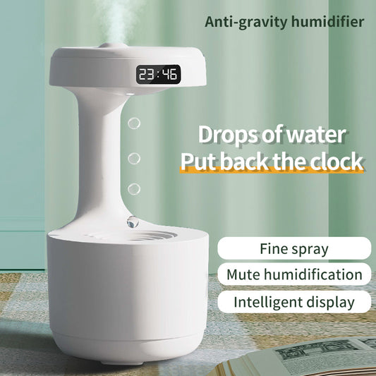 Bedroom Anti-Gravity Humidifier With Clock