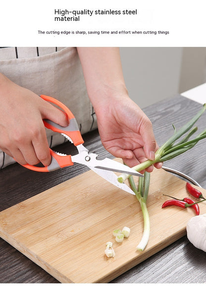 Kitchen Multi-function Bottle Opener Auxiliary Scissors