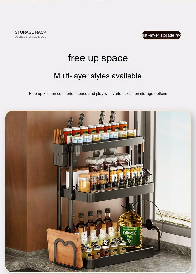 Multi-layer Storage Kitchen Supplies