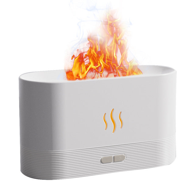 Simulation Flame Ultrasonic Aroma Air Humidifier