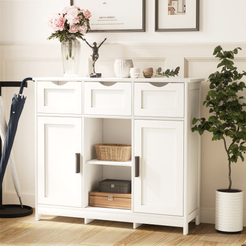 Wooden Floor Cabinet,with Drawers Furniture Decor