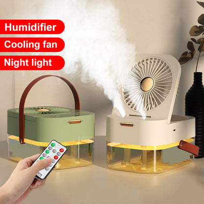 Portable Fan Air Cooler Humidifier