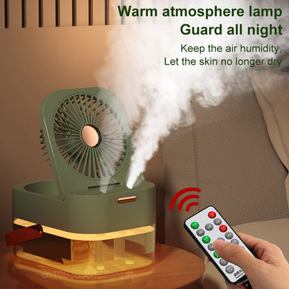 Portable Fan Air Cooler Humidifier