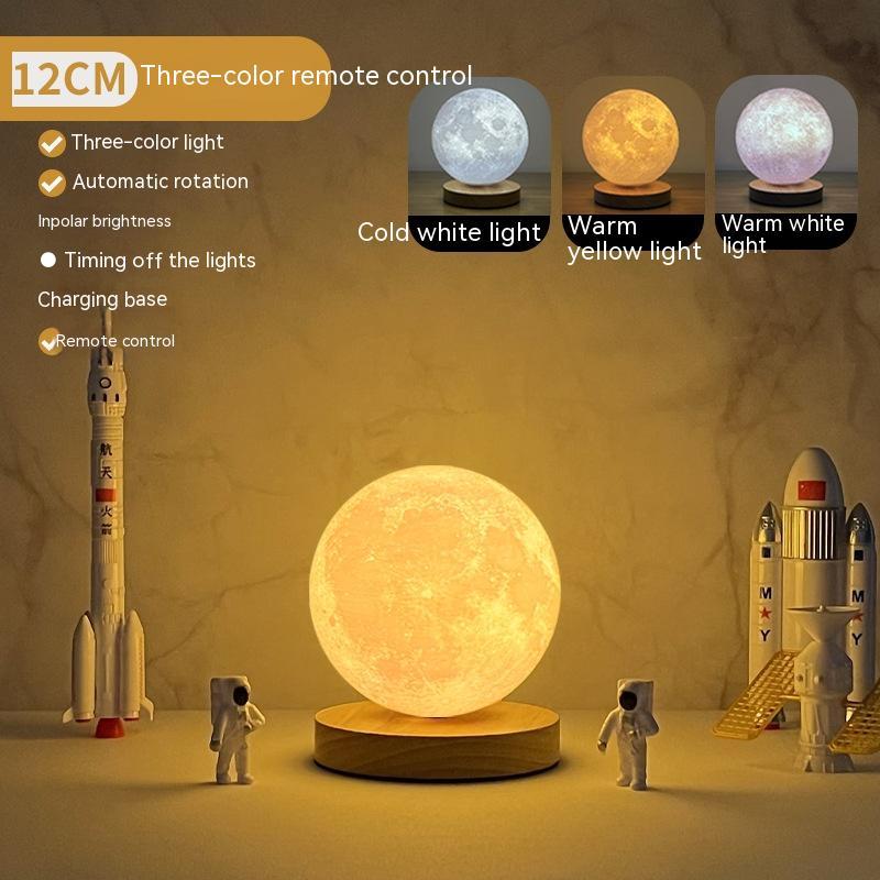 Creative 3D Magnetic Floating Levitating Moon Lamp