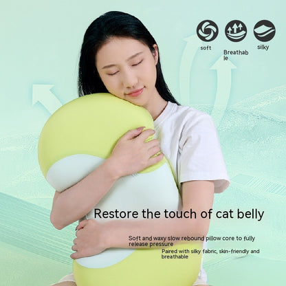 Rebound Memory Foam Cat Belly Pillow